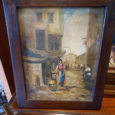Olio tela vito usato  Baschi