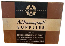 Addressograph supplies empty for sale  Gloucester
