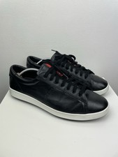 Tênis PRADA SHOES 4E2860 AZUL MARINHO COURO PRETO LINHA VERMELHA TAMANHO 9 EU 42 comprar usado  Enviando para Brazil
