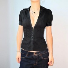 Camisa preta feminina Bebe comprar usado  Enviando para Brazil