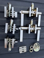Alavanca de entrada Kwikset Halifax cilindro único trava cetim níquel - PARA PEÇAS comprar usado  Enviando para Brazil