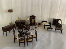 Lote de 25 móveis de plástico vintage para casa de bonecas Renwal, usado comprar usado Lote de 25 móveis de plástico vintage para casa de bonecas Renwal, usado comprar usado  Enviando para Brazil