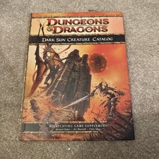 Dark sun creature for sale  IPSWICH