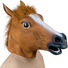 Rubber horse head for sale  UK