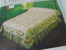 Vintage BUCILLA Anéis Margarida JIFFY Ponto Cruz KIT COLCHA Duplo 3632, usado comprar usado  Enviando para Brazil