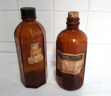 Bouteilles pharmacie vintage d'occasion  Bauvin