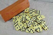 Vintage Original Estojo Dominó Antigo Jogo de Tabuleiro de Mesa Retrô Plástico Rígido China Trave comprar usado  Enviando para Brazil
