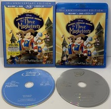 Os Três Mosqueteiros (Bluray, Dvd, Disney, 2014, Capa Protetora) Canadense comprar usado  Enviando para Brazil