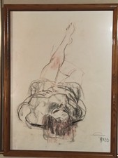 Tableau ancien pastel d'occasion  Cuq-Toulza