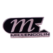 LINDO BROCHE DE LAPELA "MILLENCOLIN" BANDA PUNK SUECA...BOLSA DE ARMAZENAMENTO PRATA BÔNUS... comprar usado  Enviando para Brazil