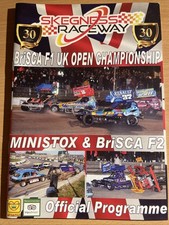 Stock car programme for sale  BURTON-ON-TRENT