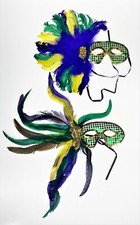 Feather mardi gras for sale  Plantersville