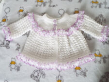 Hand knit white for sale  SALTBURN-BY-THE-SEA