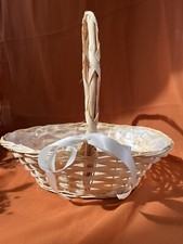 Woven basket wicker for sale  HAILSHAM