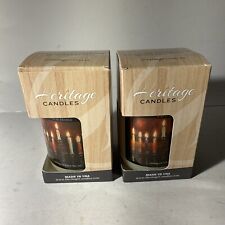 (2) Velas 12 oz. Cada Hanukkah Menorah - Vela de frasco de conserva quente para casa nova na caixa, usado comprar usado  Enviando para Brazil
