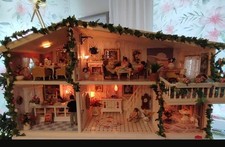 Lundby puppenhaus eingerichtet gebraucht kaufen  Hartmannsdorf