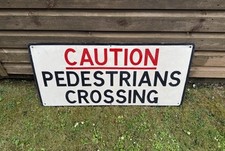 Original caution pedestrians for sale  BASINGSTOKE