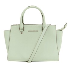 Bolsa satchel Michael Kors 2WAY bolsa de ombro couro verde perfeito comprar usado  Enviando para Brazil