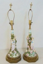 Pair figural porcelain for sale  Goshen