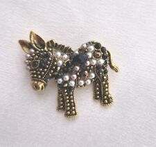 Donkey brooch gold for sale  PUDSEY