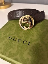 Riginal gucci ledergürtel gebraucht kaufen  Wolfsburg