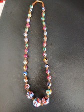 Collier millefiori ancien d'occasion Collier millefiori ancien d'occasion  Toulouse-