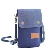 Bolsa de tecido pequena bolsa tiracolo suporte para celular com bolso com zíper feita à mão  comprar usado  Enviando para Brazil