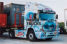 LKW Foto Iveco EuroTech Truck Frankreich weiß Serre Chevalier, BFT Transpo #a3qn comprar usado  Enviando para Brazil