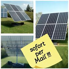 Solar Tracking Bauanleitung!! Nachführanlage Balkonkraftwerk Solarmodul comprar usado  Enviando para Brazil