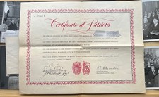 Certificato patriota brevetto usato  Chieti