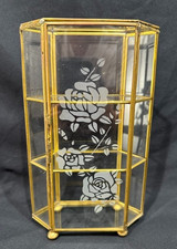 Vtg. glass brass for sale  Goshen