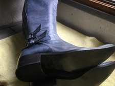 Bottes daim ecru d'occasion  Saint-Malo