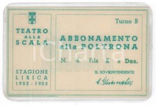 1952 milano teatro usato  Milano