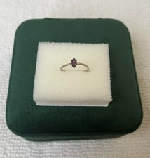 Srebrny pierscionek vintage z ametystem Silver 925 ring with ametyst na sprzedaż  PL