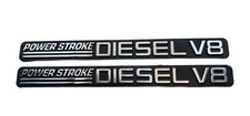 01-03 Ford F250 F350 7.3 7.3L Powerstroke Turbo Diesel V8 emblemas de emblema de porta fabricante de equipamento original comprar usado  Enviando para Brazil