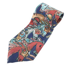 Gravata de pescoço vintage Judy Kushner corrida de cavalos Kentucky Derby 100% seda comprar usado Gravata de pescoço vintage Judy Kushner corrida de cavalos Kentucky Derby 100% seda comprar usado  Enviando para Brazil