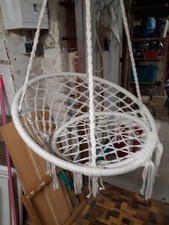 Chaise suspendue franges d'occasion  Neuves-Maisons