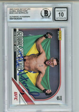 Caio Borralho 10 AUTO /102 RC 2023 Panini Instant On-Card Beckett Fighting Nerds, usado comprar usado  Enviando para Brazil