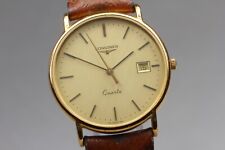 Vintage "QUASE PERFEITO+++" Longines L5.175.4 Relógio Masculino Quartzo Data Ouro JAPÃO comprar usado  Enviando para Brazil