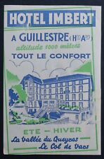 Ancienne étiquette hotel d'occasion  Nantes-