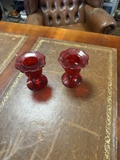 Vintage pair ruby for sale  PRESTON