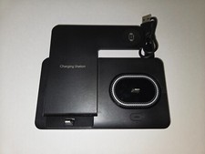 Usado, Dock de estação de carregamento sem fio 3 em 1 para iPhone, Apple Watch e AirPods – Preto comprar usado  Enviando para Brazil