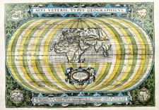 Mapa Antiguo Del Mundo Ortelius Grabado En Cobre 1590 comprar usado  Enviando para Brazil
