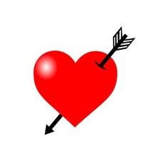 Heart arrow temporary for sale  HARROW