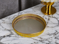 Spiegeltablett gold 25x4 gebraucht kaufen  Schopfheim