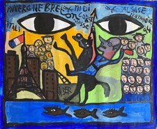 Jaber 100x83cm toile d'occasion Jaber 100x83cm toile d'occasion  Plœuc-sur-Lié