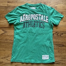 Camiseta Aeropostale Athletics Adulto XS Unissex SS Bordada Desgastada Masculina’s comprar usado  Enviando para Brazil
