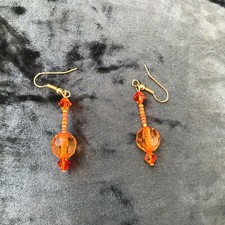 Orecchini strass pendenti usato  Manduria