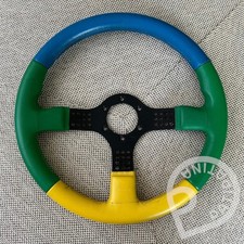 Vintage MOMO CAVALLINO 3 BENETTON F1 steering wheel 350mm Lenkrad Volante dish, usado comprar usado  Enviando para Brazil