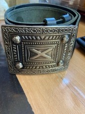 Black tooled leather for sale  LEIGH